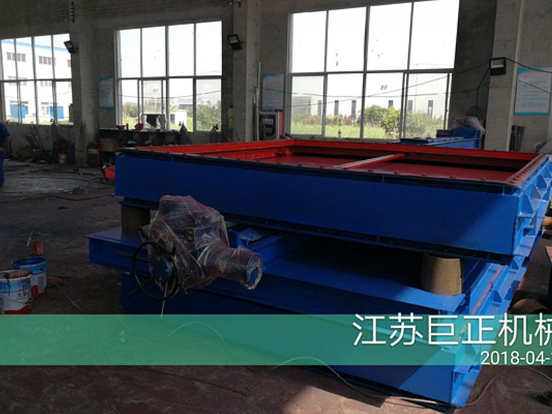 方形擋板門（寬12M）驗收合格，發貨準備中